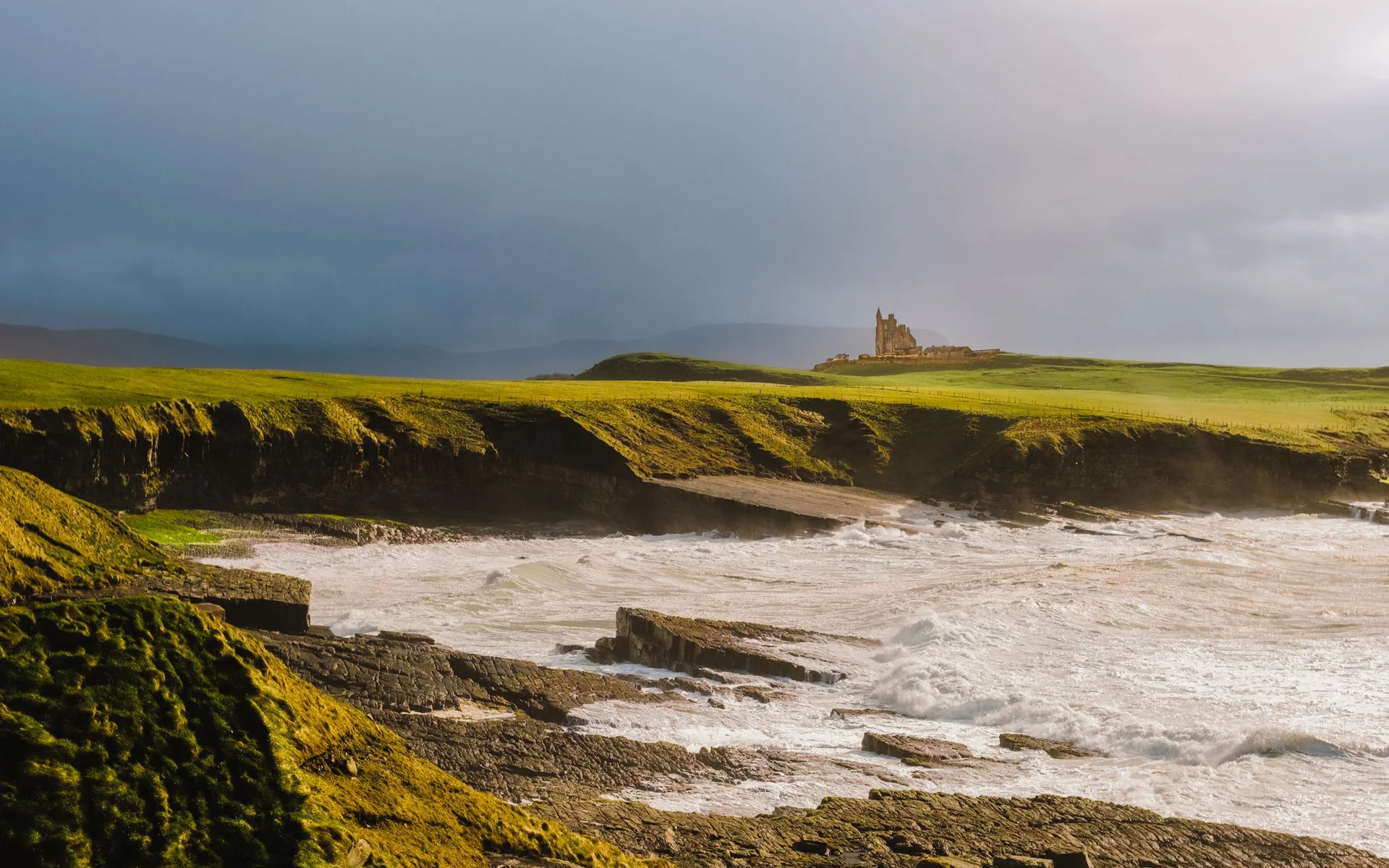 Classiebawn Castle on the coast of County Sligo