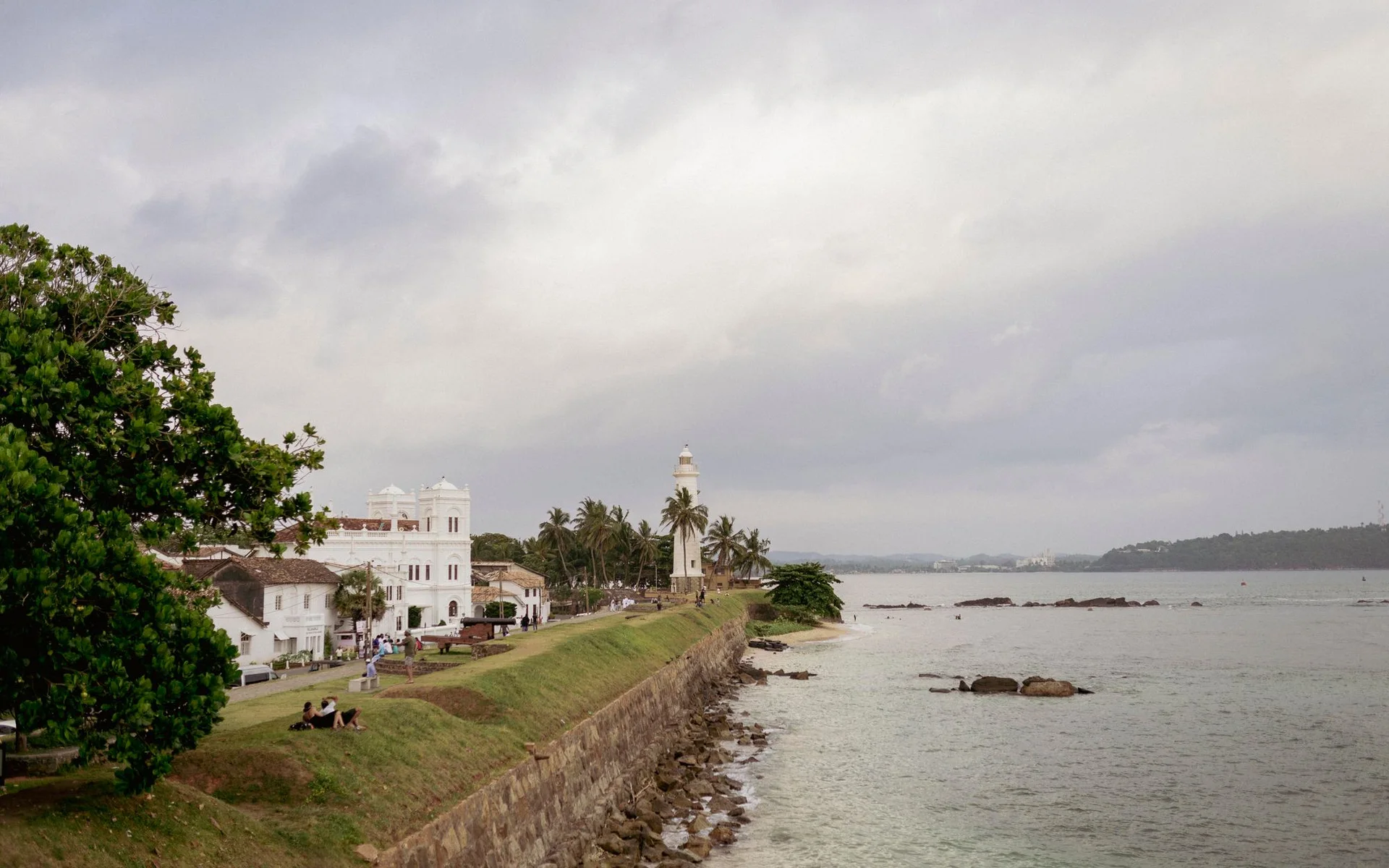 Galle-vuurtoring aan die Indiese Oseaan