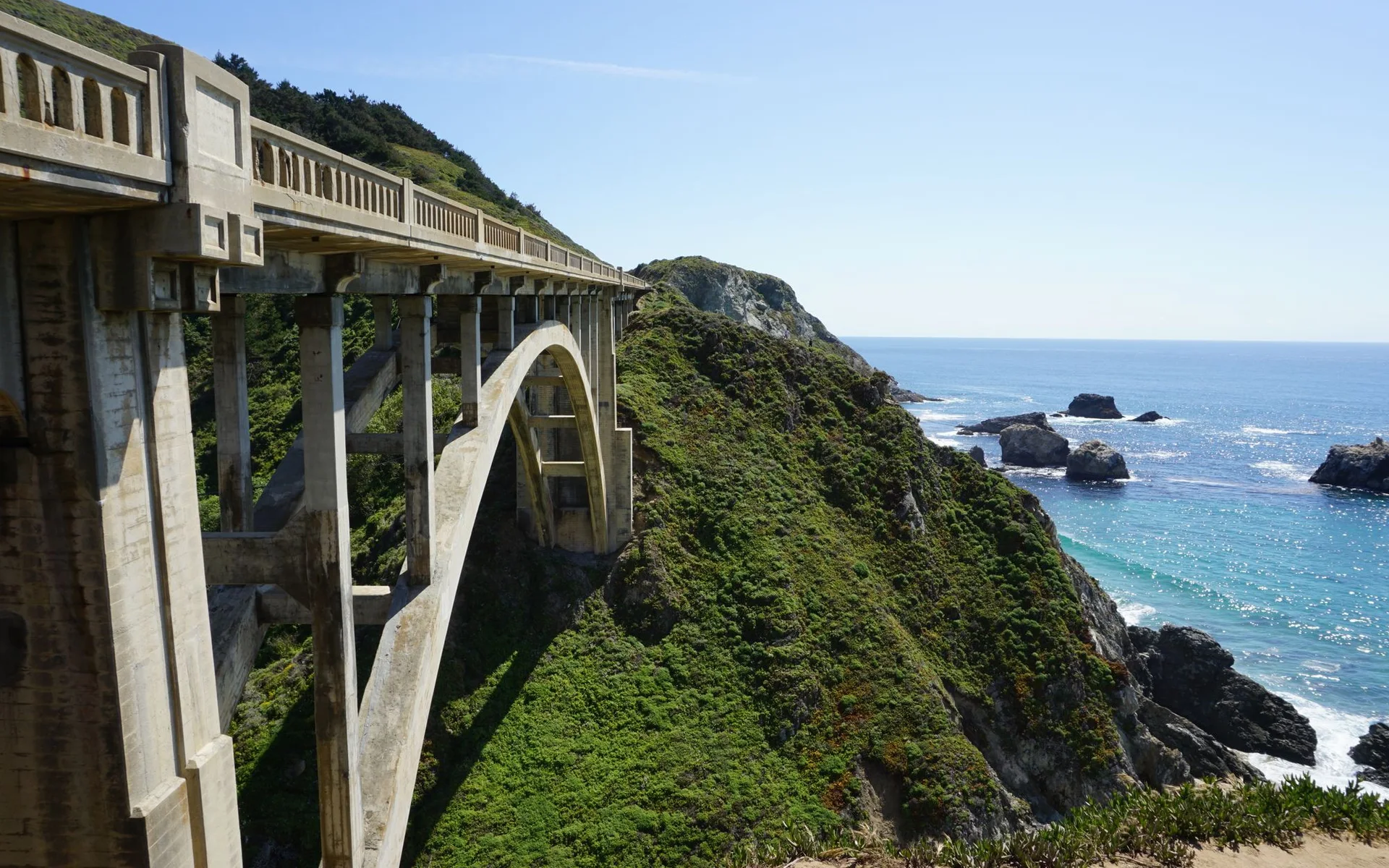 Bixby Creek Bridge on California’s Pacific Coast
